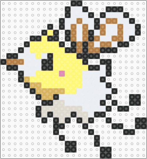 Cutiefly - white,tan,yellow,pokemon