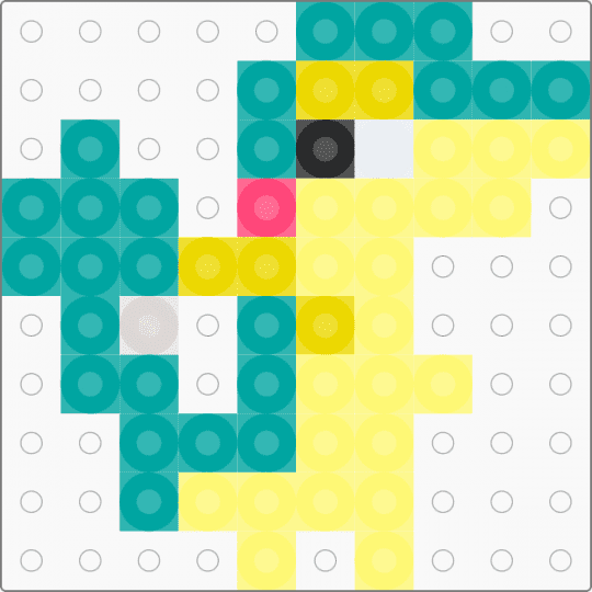 Shiny Snivy - teal,yellow