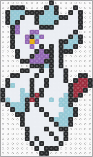 Froslass - white,light blue,pokemon