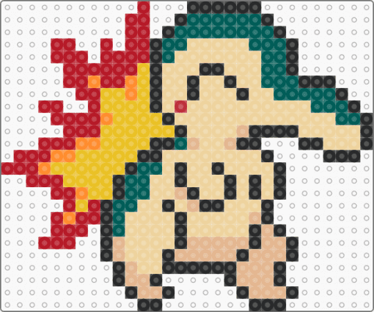 Cyndaquil 2 - red,beige,pokemon