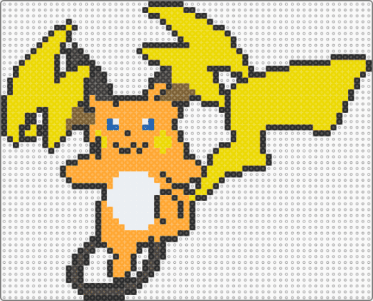 Mega Raichu Y - orange,yellow,pokemon