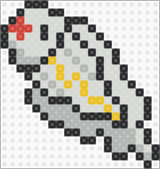 Tynamo - white,beige,pokemon