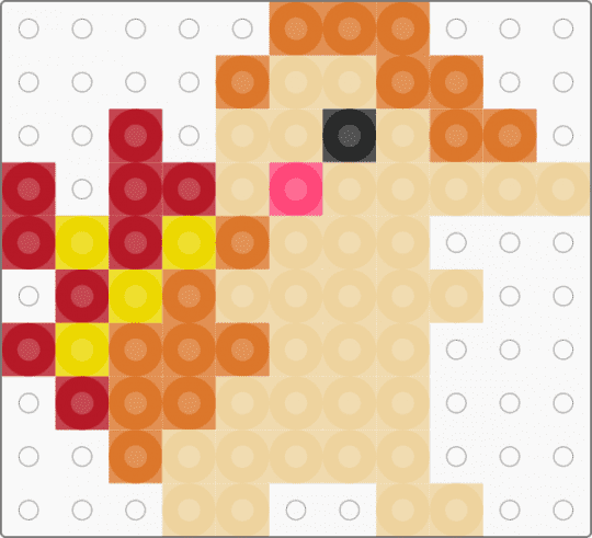 Shiny Cyndaquil - beige,orange