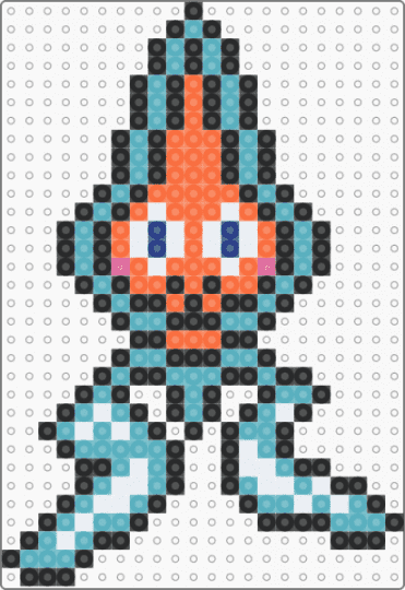 Rotom - black,teal,orange,pokemon