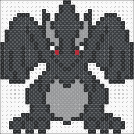 Shadow Lugia 2 - black,gray