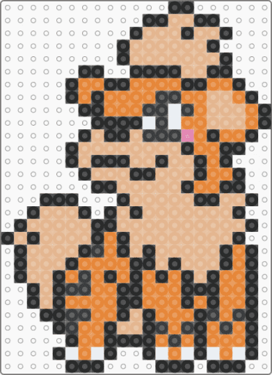 Growlithe - beige,orange,pokemon