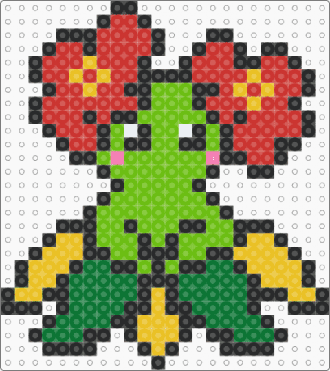 Blossom - green,red