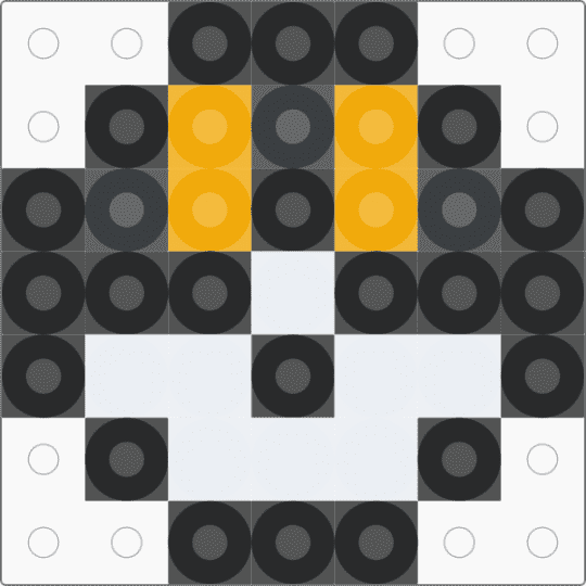 Mini Ultraball - black,orange,white,pokemon