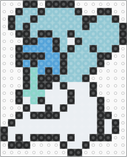 Cubchoo - white,light blue,pokemon