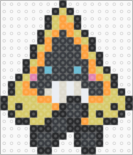 Snorunt - black,yellow,orange,pokemon