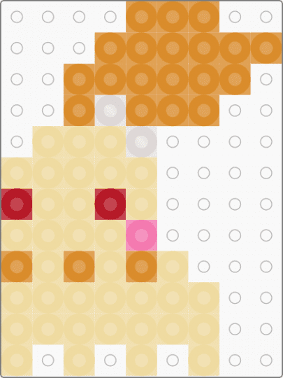 Shiny Chikorita - beige,orange