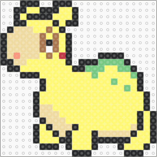 Numel - beige,yellow,pokemon