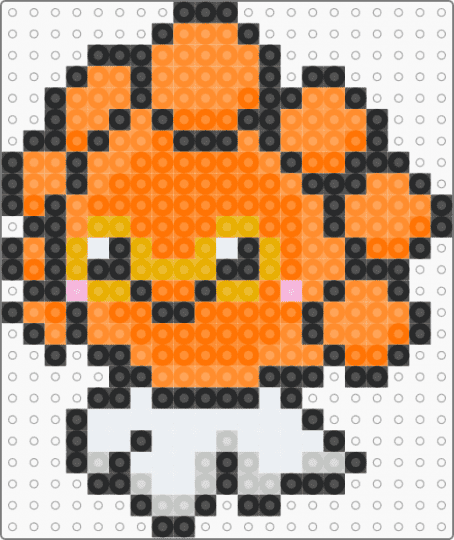 Sunny Day Castform - orange,pokemon