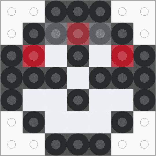 Mini Timerball - black,white,red,gray,pokemon