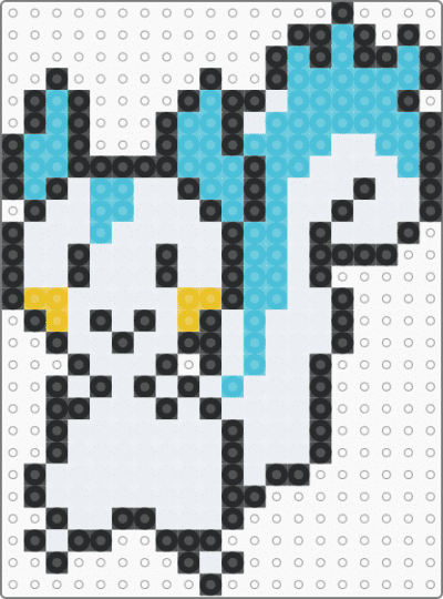 Pachirisu - white,light blue,pokemon