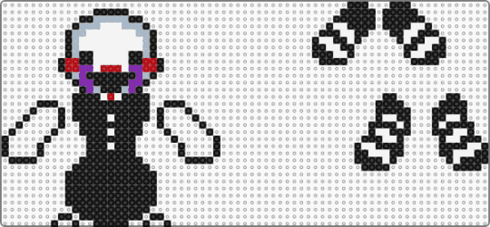 PUPPET RAGDOLL!! - black,white,pink,puppet,dangle,marionette,ragdoll,fnaf,five nights at freddys