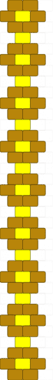 honey comb strap 2 - gold