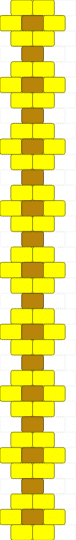 honey comb strap 4 - yellow