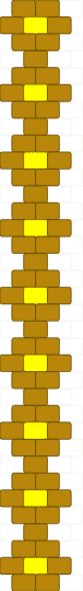 honey comb strap - gold