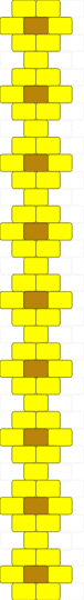 honey comb strap 3 - yellow