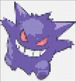 Gengar - gengar,gastly,pokemon,mischievous,purple,sly grin,series