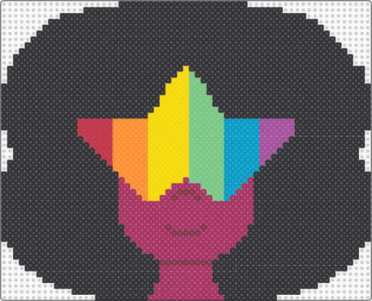 Garnet - black, cartoon, cartoon network, garnet, lgbtq, pink, rainbow, steven universe, teal, yellow