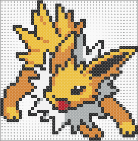 JOLTEON - orange,yellow,pokemon,eevee,jolteon,electric type,eeveelution