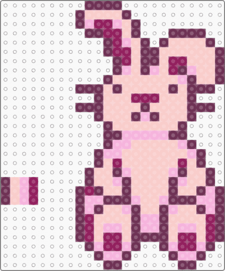 Plush Bunny - pink,beige,stardew valley,plush bunny,bunny,plush