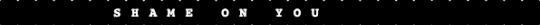 Shame On You Single Kandi Bracelet - black,shame,on,you,shame on you,single,kandi,bracelet