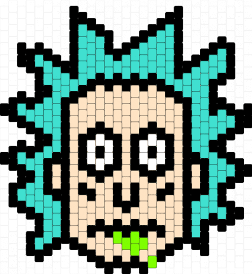 Rick & Morty - beige,light blue