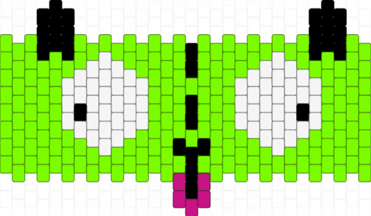 Derpy GIR - green,gir,invader zim,silly,derpy