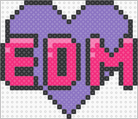 EDM - pink,blue