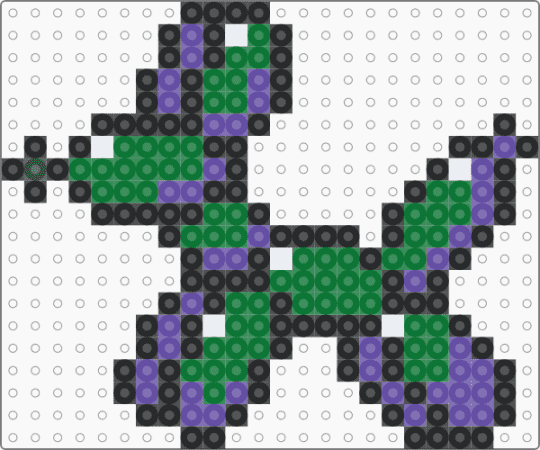 Level Up Balloon Dog - black,green,purple,level up,level,up,dog,balloon,animal,balloon animal,balloon dog