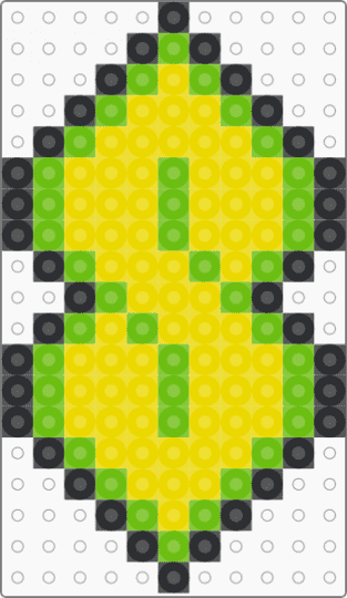 Subtronics Letter S - green,yellow,s,letter,alphabet,subtronics