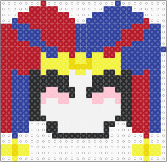 Pomni Face - red,purple,pomni,smg4