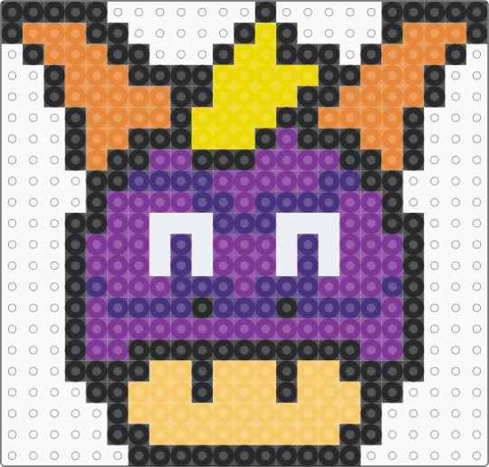 Spyro Mario Mushroom - yellow,pink,spyro,mario,mushroom