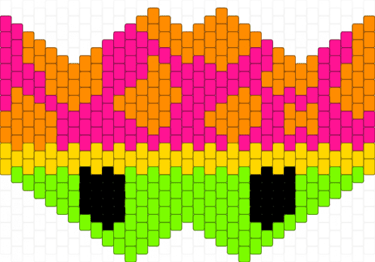 LSDream themed Mask - pink,orange,lsdream