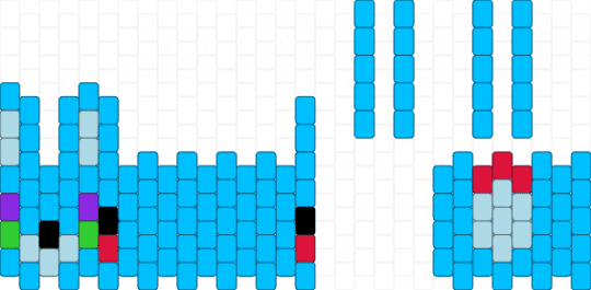 Toy Bonnie Doll - light blue