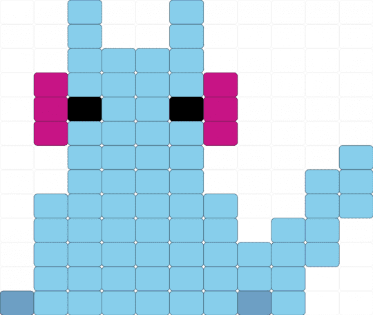 Rivulet from Rainworld - light blue