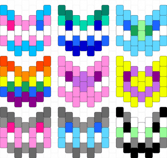 Pride cats!! :3 part 2!!! - light blue,pink,yellow,gray,pride,cats,kitty,rainbow,flags,lgbtqia,charm,coolior