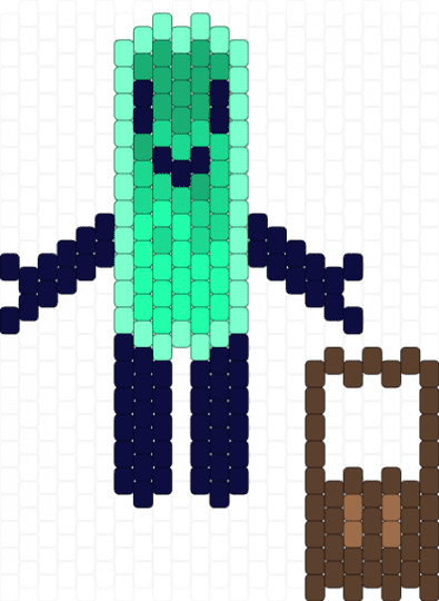 Silly painkiller from objectified - teal,purple,brown,objectified,painkiller,objectshow,green,blue,doll,silly,turqouise