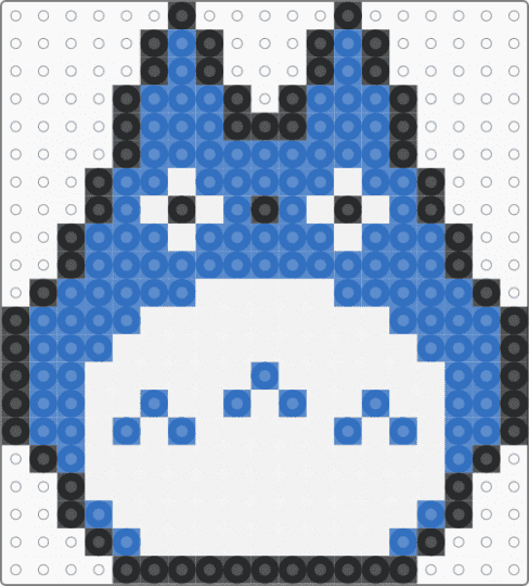 chuu totoro - blue,white