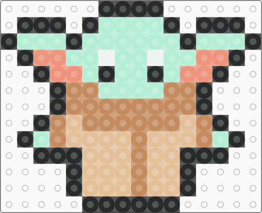 grogu star wars - light blue,tan,beige