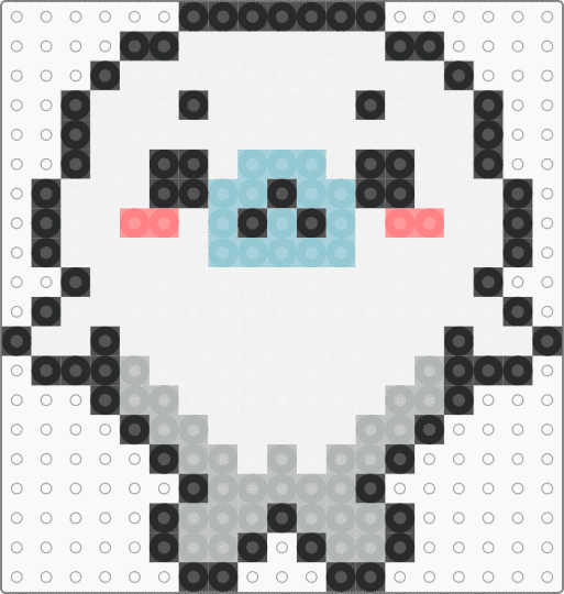 baby seal - white,beige