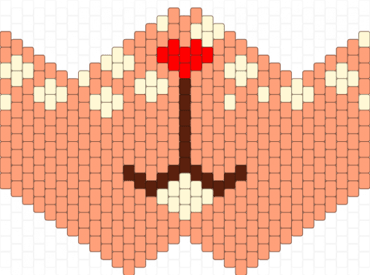 Noelle Holiday mask - orange,noelle,deltarune,mask,kandi,deer,noelle holiday,pink,lost girl