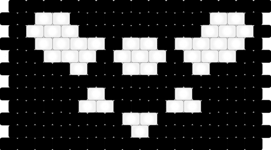 Deltarune flag - banner, black, deltarune, flag, glow, kandi, symbol, undertale