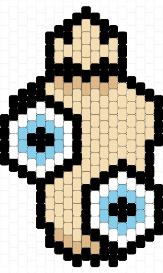 Kinger head - cartoon,chess,video game,gaming,beige