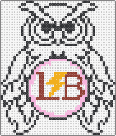 LIB Owl - lightning in a bottle,music,festival,owl,edm,wise,emblem