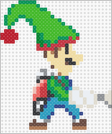 Super mario Christmas collection no. 4. Christmas mansion. - green,red,beige,luigi,luigi mansion,super mario,christmas,poltergust 3000