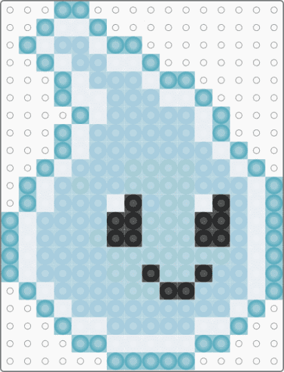 Simple Igniculus Child of Light - light blue,blue,fire,child of light,small,simple,glow in the dark,water